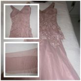 vestido festa  rendado